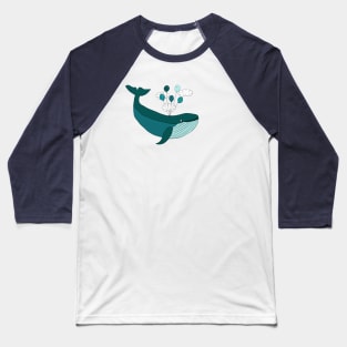 Party Whale Baseball T-Shirt